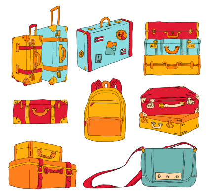 9 color box design vector material