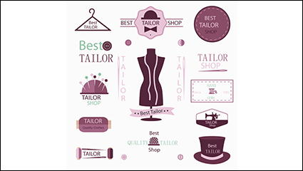 13 models tailor label vector material