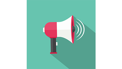 Handheld PA speaker design vector material