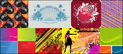 trend design elements vector material