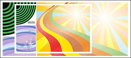 City vector background material