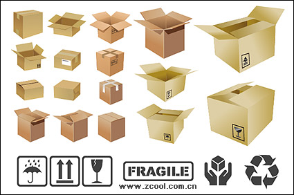 Vector carton material