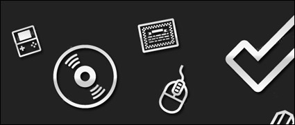 Simple lines of a number of practical small icon vector material