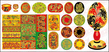 28 classical pattern vector material and containers