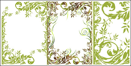 Fashion pattern vector border material