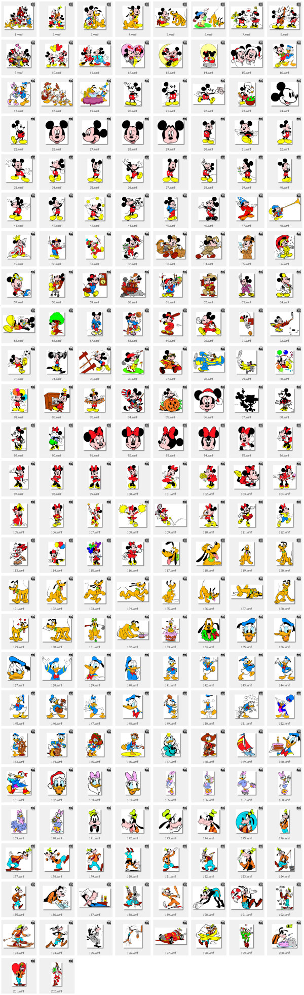 Disney, Mickey Mouse, Donald Duck, Mickey Mouse, Minnie, Pluto 