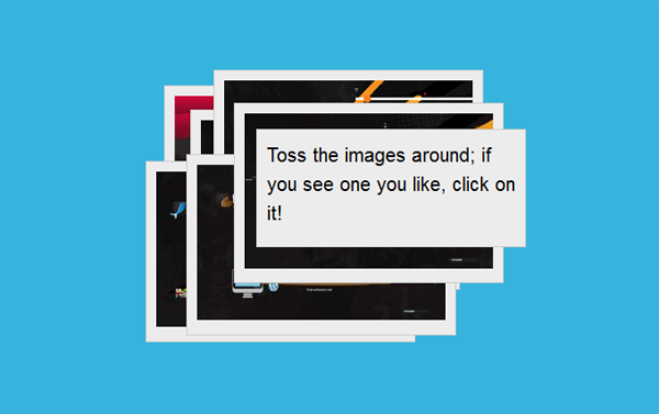 Ajax effects, can easily drag the photo album effect