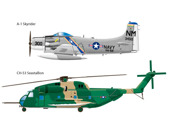 Military aircraft vector material