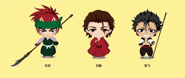 Cartoons death variable sanguo (Q version)
