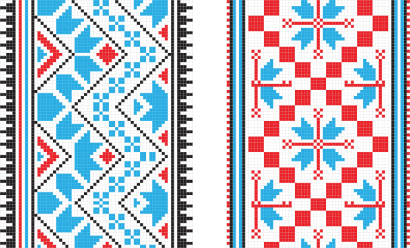 Pixel pattern 01 - Vector