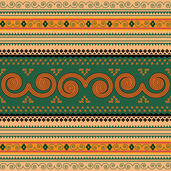 European classical border vector material
