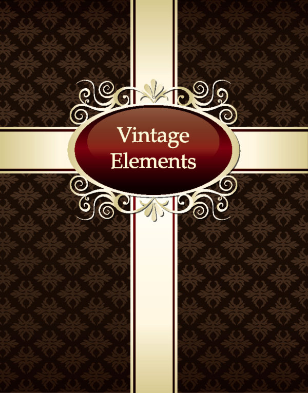 Beautiful lace pattern 03 - vector material