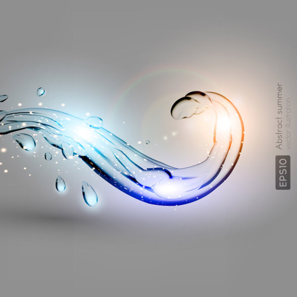 Light spray material 04 - vector