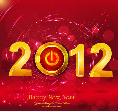 2012 WordArt 04 - vector material