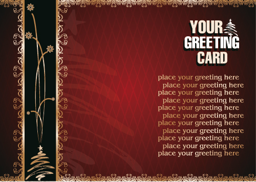 Christmas background - vector material