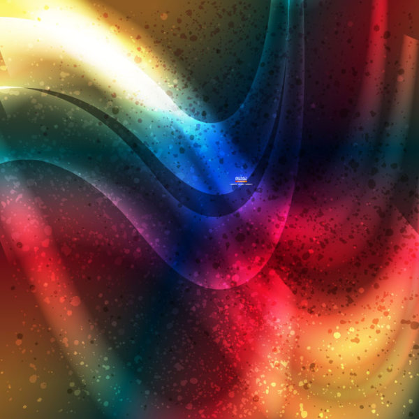 The brilliant dynamic flow color 01 - Vector