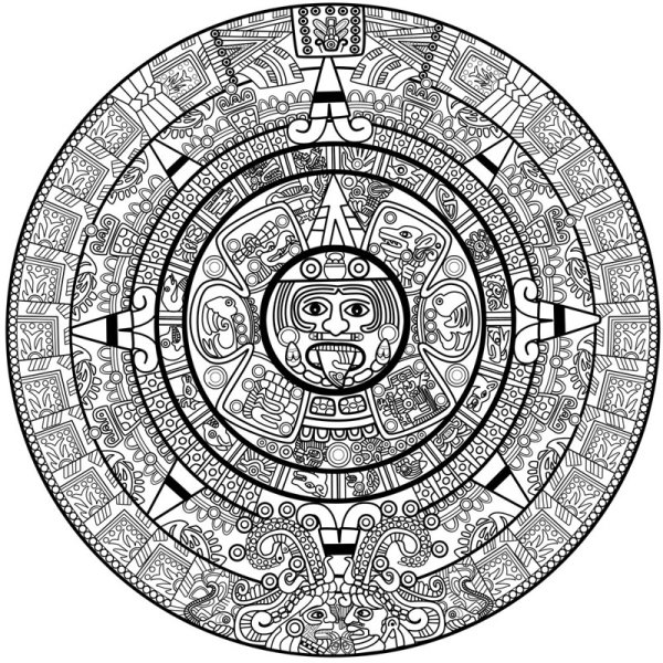 Mayan patterns 03 - vector material
