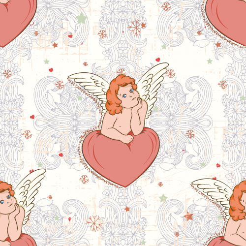 Angel illustrator 03 - vector material