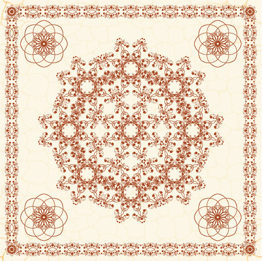 Exquisite European pattern 04 - vector material