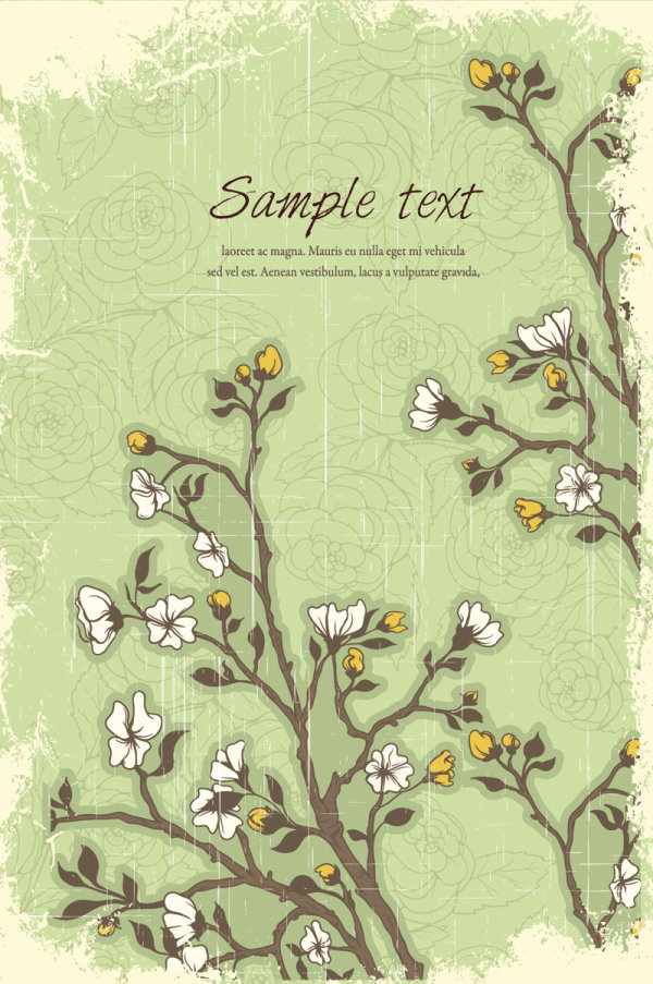 Retro pattern patterns 04 - vector material