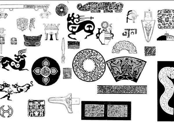 Ancient pattern 02 vector material