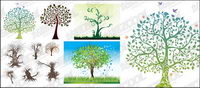 trees pattern vector