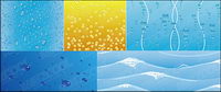 water-related vector background material
