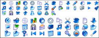 Blue Series gif System icon (multi-size)