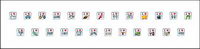 I love the theme of small icons transparent gif