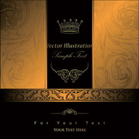 Background of ornate pattern of European Classical 03