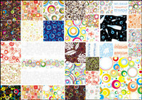 Colorful variety of graphic design - vector material