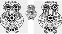 Owl vector graphics