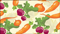 Cartoon vegetables 03 - vector