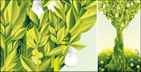 Green Theme Vector