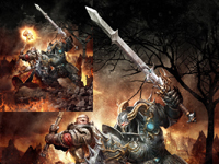 Warhammer series of original paintings