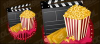 Vector material popcorn