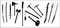 Go Media produced vector material - ancient weapons