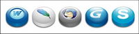 Crystal software logo button-transparent png icon