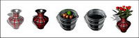 3d trash buckets and vases computer icon png