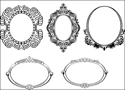 Round Fancy Border Vector