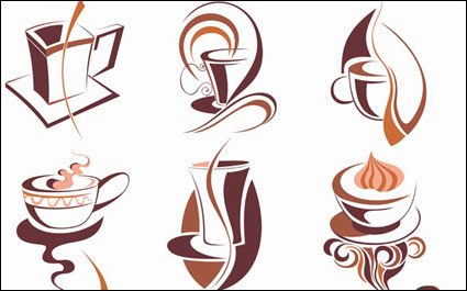 Coffee icon vector material