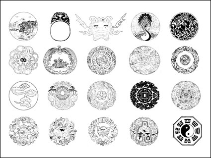 Vector of the fifth Chinese Classical