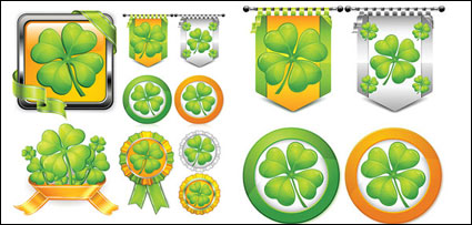 Clover theme texture vector material
