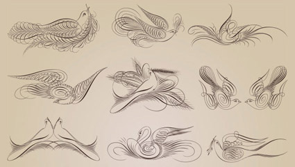 Exquisite decorative pattern 05 - vector