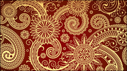 Exquisite classical pattern vector material -3