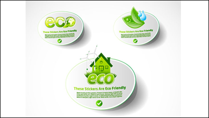 Environmentally friendly low-carbon living icon vector material -1