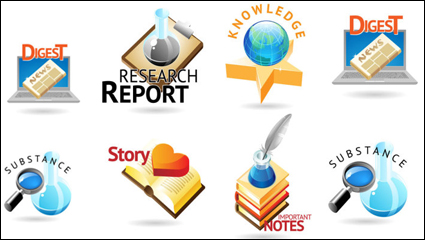 Exquisite icon 02 - vector