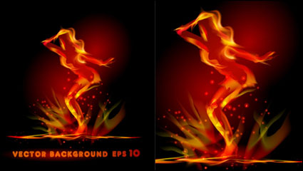 Flame effect 04 - vector material