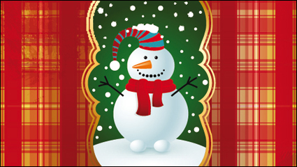 Beautiful Christmas background 03 - Vector material