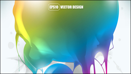 Gorgeous fashion background 02 - vector material